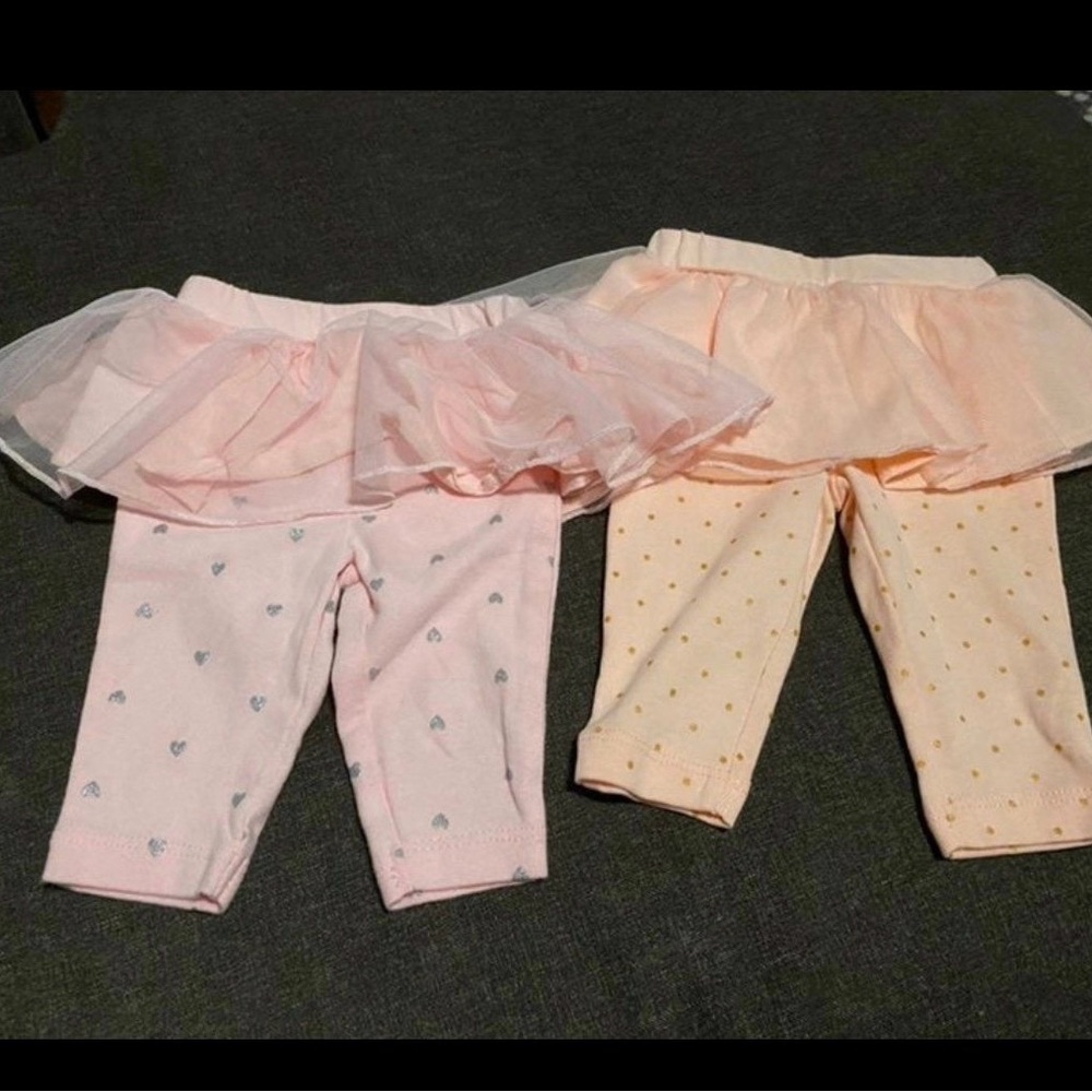 Carter's Light Pink Baby Tutu Leggings Set